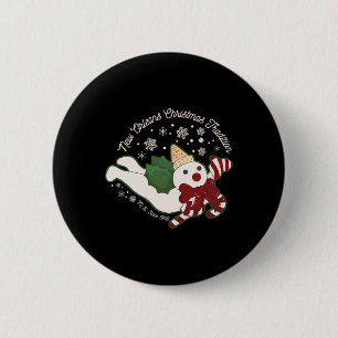 Badge Rond 5 Cm Nouvelle-Orléans M. Bingle Tradition de Noël Bonho