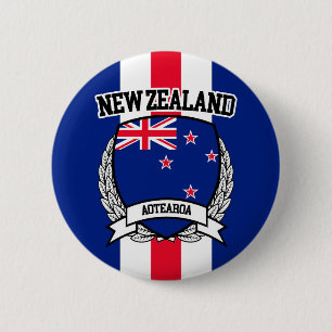 Badge Rond 5 Cm Nouvelle-Zélande