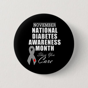 Badge Rond 5 Cm Novembre Campagne nationale de sensibilisation au