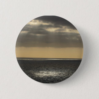 Badge Rond 5 Cm Nuages en mer