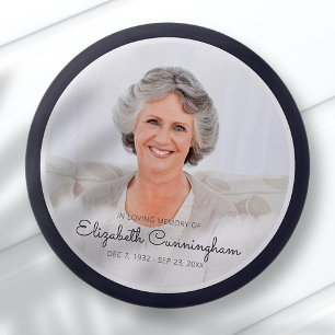 Badge Rond 5 Cm Nuages funéraires commémoratifs au ciel Photo mode