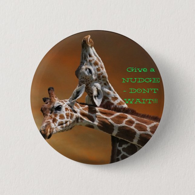 Badge Rond 5 Cm Nudge (Devant)