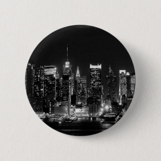 Badge Rond 5 Cm Nuit à New York