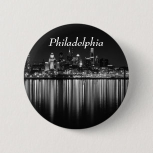Badge Rond 5 Cm Nuit b/w de Philly