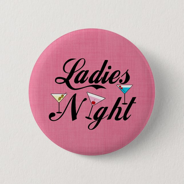 Badge Rond 5 Cm Nuit de dames (Devant)