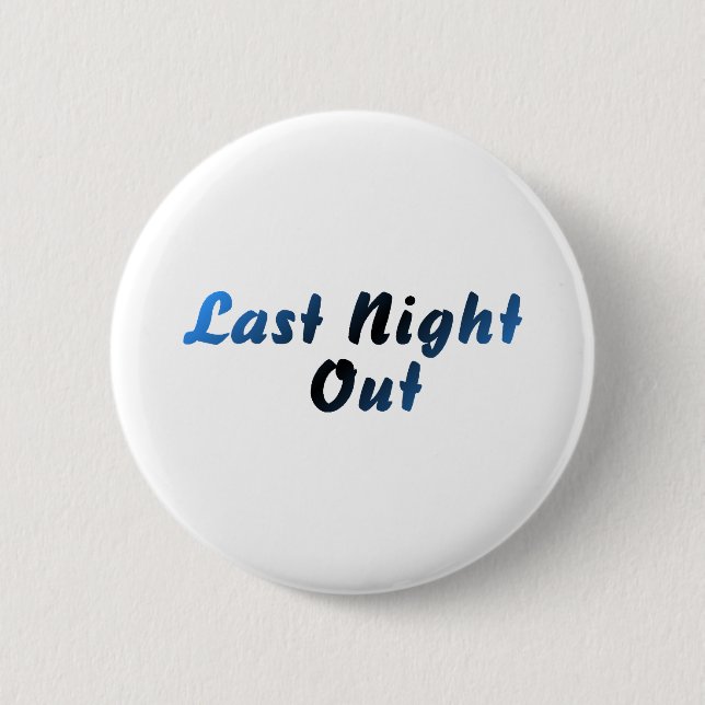 Badge Rond 5 Cm Nuit dernière (bleu) (Devant)