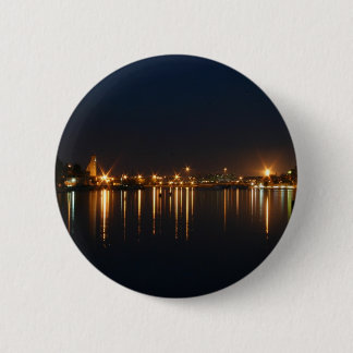 Badge Rond 5 Cm Nuit tirée à Brindisi (Puglia, Italie)