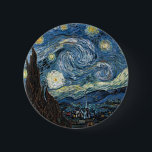 Badge Rond 5 Cm Nuit Van Gogh Starry<br><div class="desc">Vincent Van Gogh Starry Night masterpiece,  vintage artwork on modern day products from Zazilicious</div>