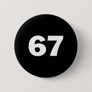 Badge Rond 5 Cm Numéro 67