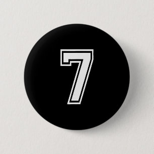 Badge Rond 5 Cm Numéro Drôle 7 67 Costume de Mème de Groupe Corres