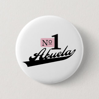 Badge Rond 5 Cm Numéro un Abuela