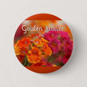 Badge Rond 5 Cm Nuns 50th Jubilee--Floral Design Gifts