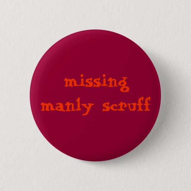 Badge Rond 5 Cm Nuque virile absente (Devant)