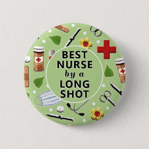 Badge Rond 5 Cm Nurse Appreciation Best Nurse