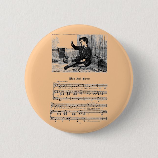 Badge Rond 5 Cm Nursery Rhyme Jack Korner (Devant)