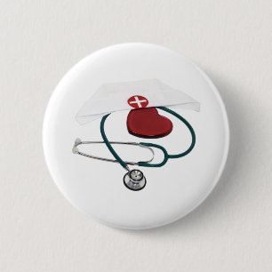 Badge Rond 5 Cm NursesHaveHeart082309