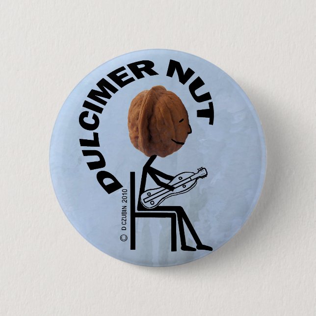 Badge Rond 5 Cm Nut Dulcimer (Devant)