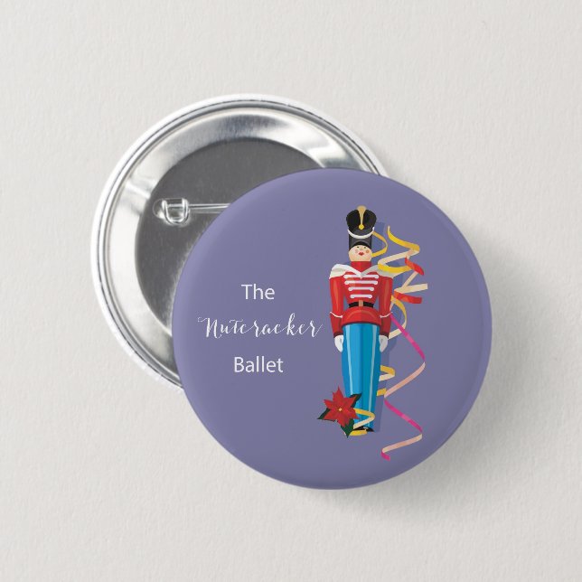 Badge Rond 5 Cm Nutcracker Danse Ballet Performance Félicitations (Devant & derrière)