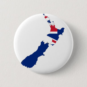 Badge Rond 5 Cm NZ de la Nouvelle Zélande
