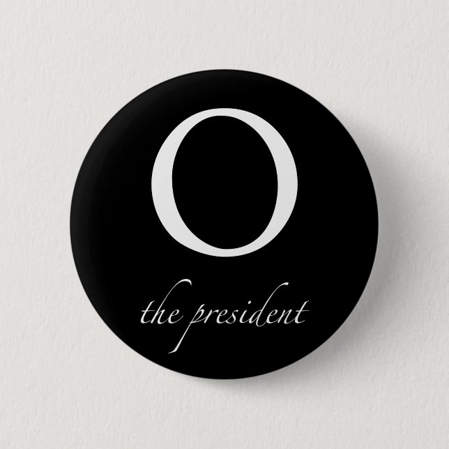 Badge Rond 5 Cm O | le Président bouton (Devant)