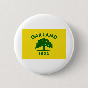 Badge Rond 5 Cm Oakland Californie