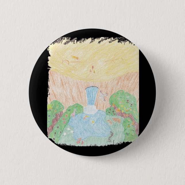 Badge Rond 5 Cm Oasis (Devant)