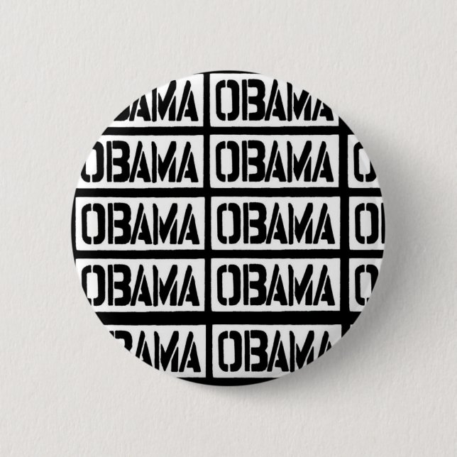 Badge Rond 5 Cm obama (Devant)