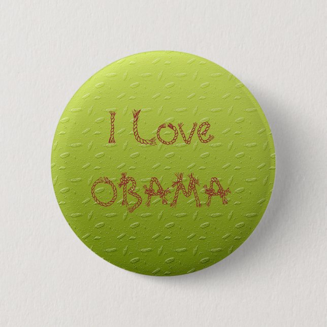 BADGE ROND 5 CM OBAMA (Devant)