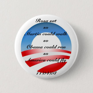 Badge Rond 5 Cm Obama