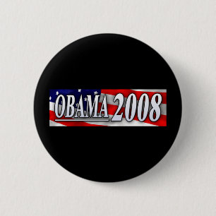 Badge Rond 5 Cm Obama