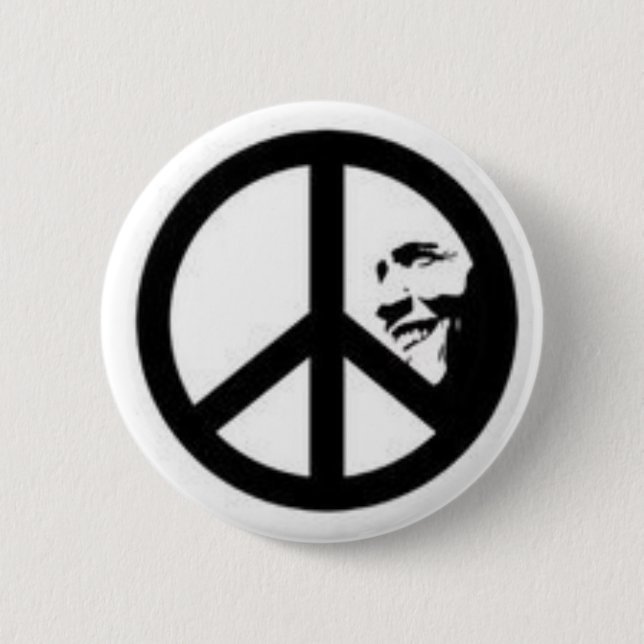 Badge Rond 5 Cm Obama (Devant)