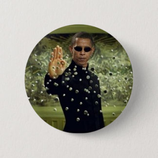 Badge Rond 5 Cm Obama