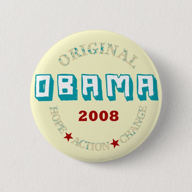 BADGE ROND 5 CM OBAMA (Devant)