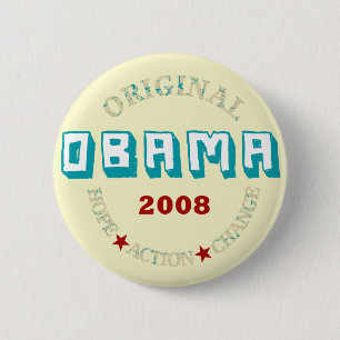 BADGE ROND 5 CM OBAMA