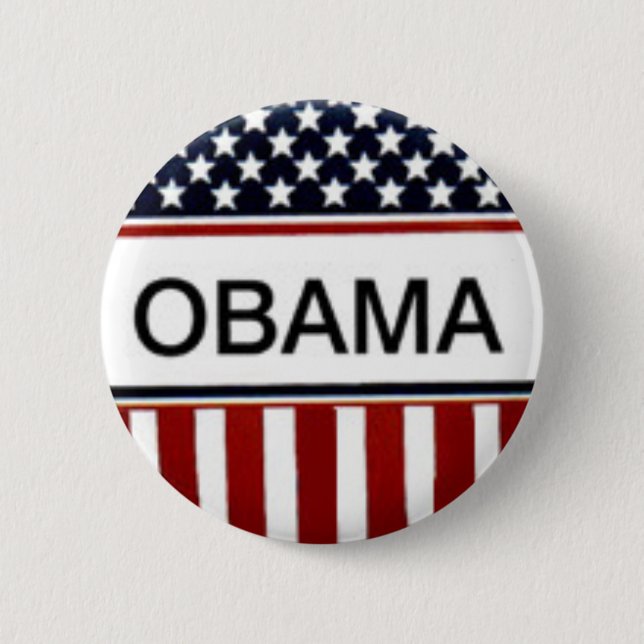 BADGE ROND 5 CM OBAMA (Devant)