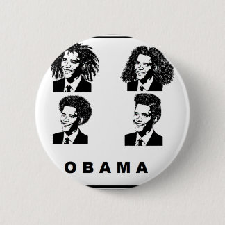 Badge Rond 5 Cm Obama
