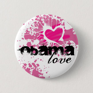Badge Rond 5 Cm Obama