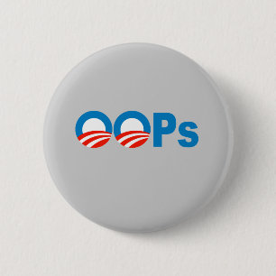 Badge Rond 5 Cm Obama
