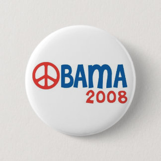 Badge Rond 5 Cm Obama