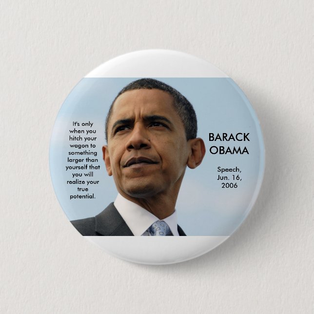 Badge Rond 5 Cm obama22_16604051, il est seulement quand vous (Devant)