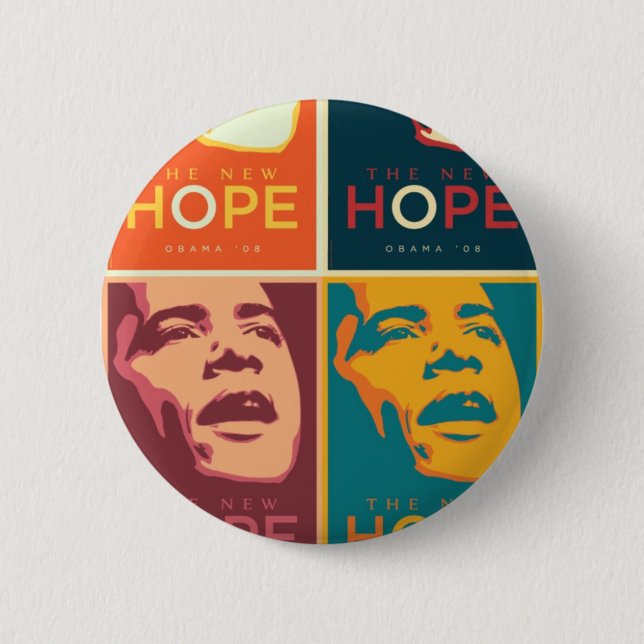 Badge Rond 5 Cm obama 03 (Devant)