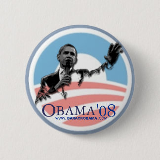 Badge Rond 5 Cm Obama '08