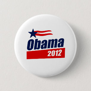 Badge Rond 5 Cm Obama 2012