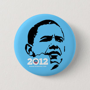 Badge Rond 5 Cm Obama 2012