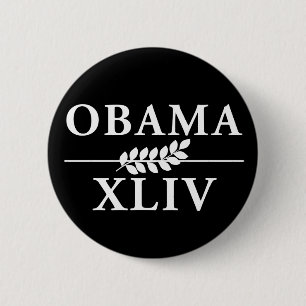 Badge Rond 5 Cm Obama 44