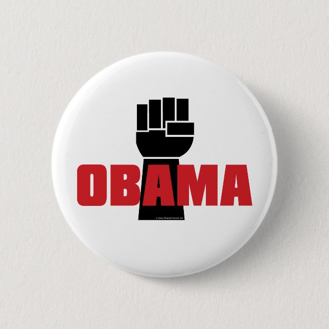 Badge Rond 5 Cm Obama à raison ! (Devant)