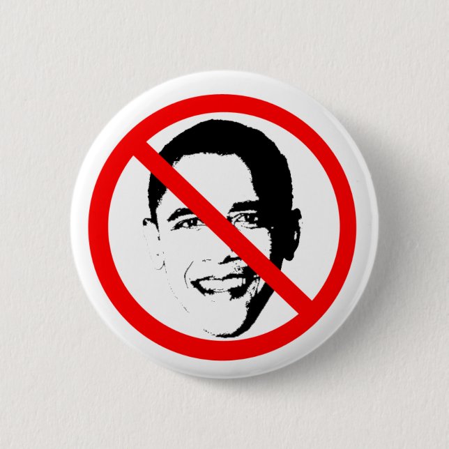 Badge Rond 5 Cm Obama Barack aucun (Devant)