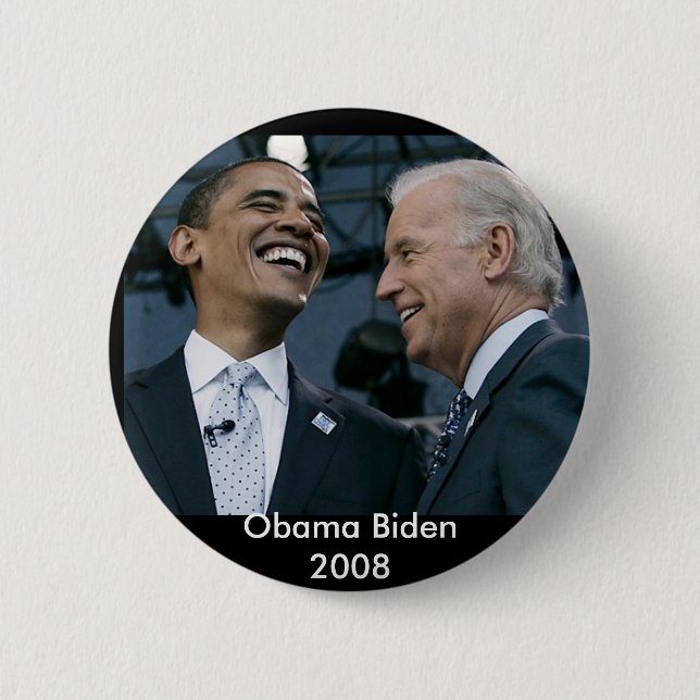 Badge Rond 5 Cm obama biden (Devant)