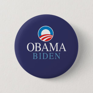 Badge Rond 5 Cm Obama Biden
