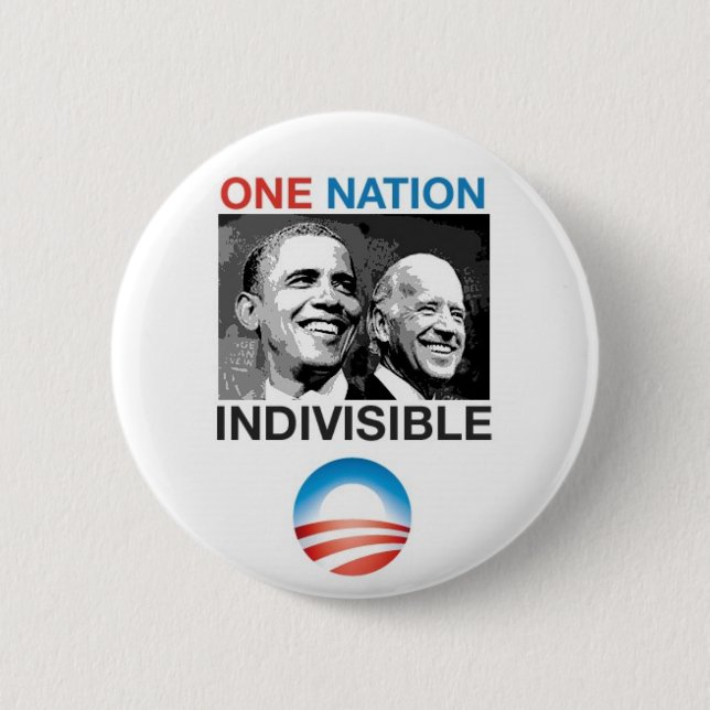 Badge Rond 5 Cm Obama Biden '08 (Devant)